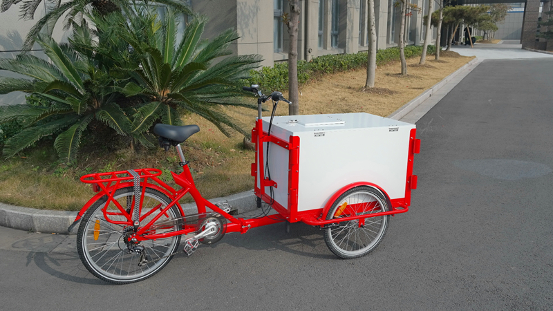 UB9005BW Ice Cream Pedal Cargo Bike