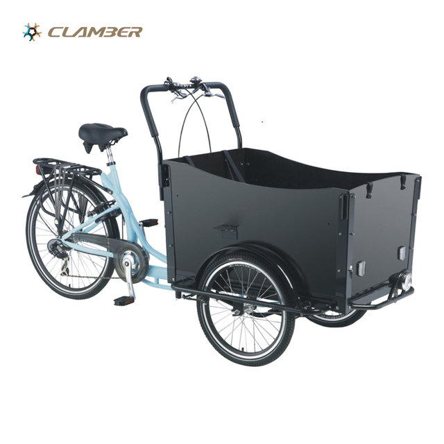 UB9019-7S Classic Three Wheel Pedal Cargo Bike for Family 